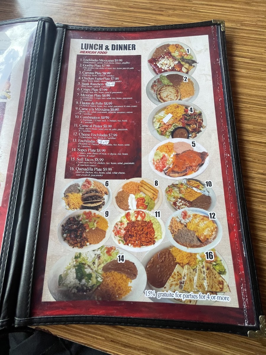 Chinese Mexican Grill Menu - Image 3